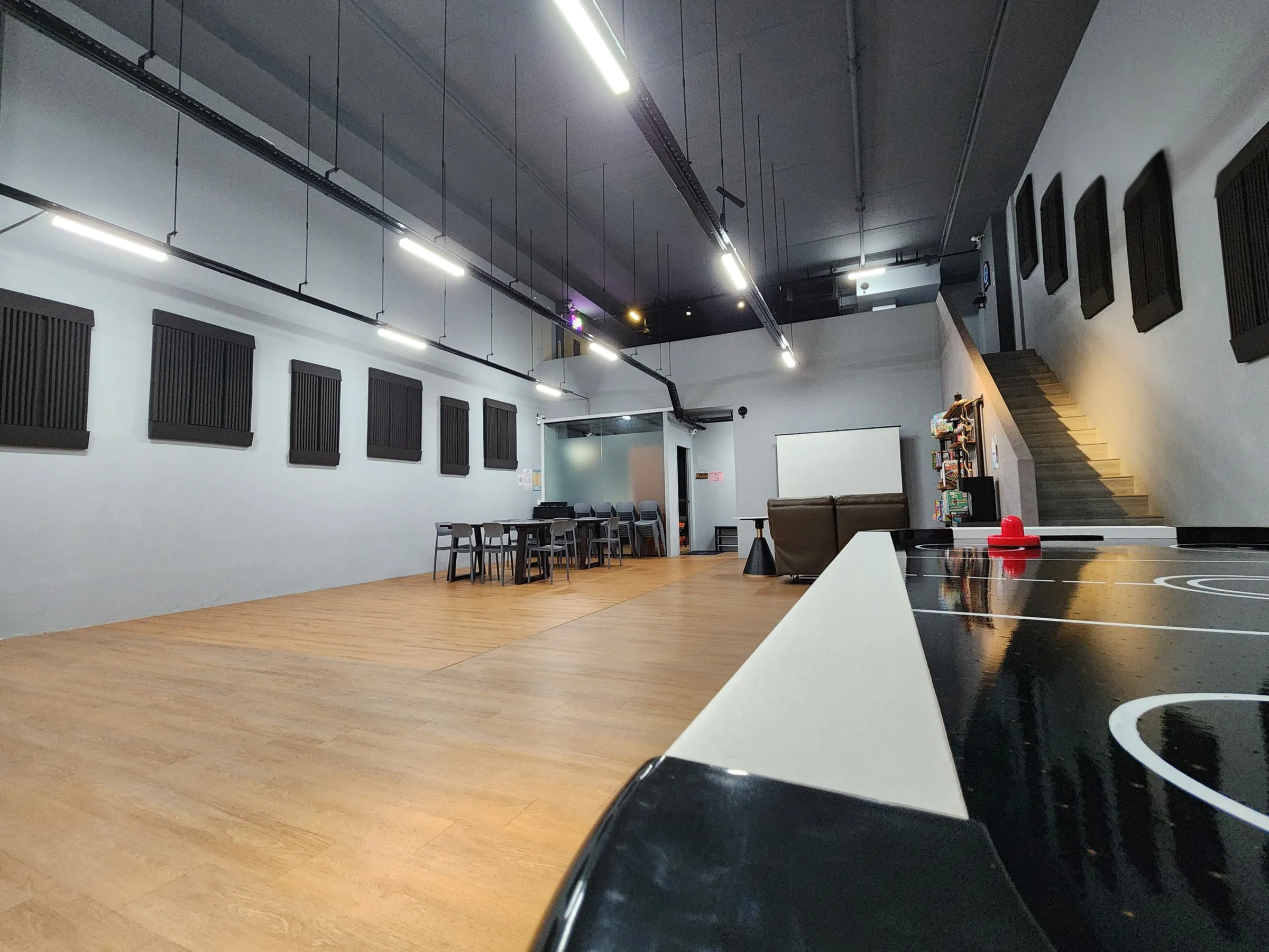 BoJioVenue main hall with tables and chairs for events Singapore