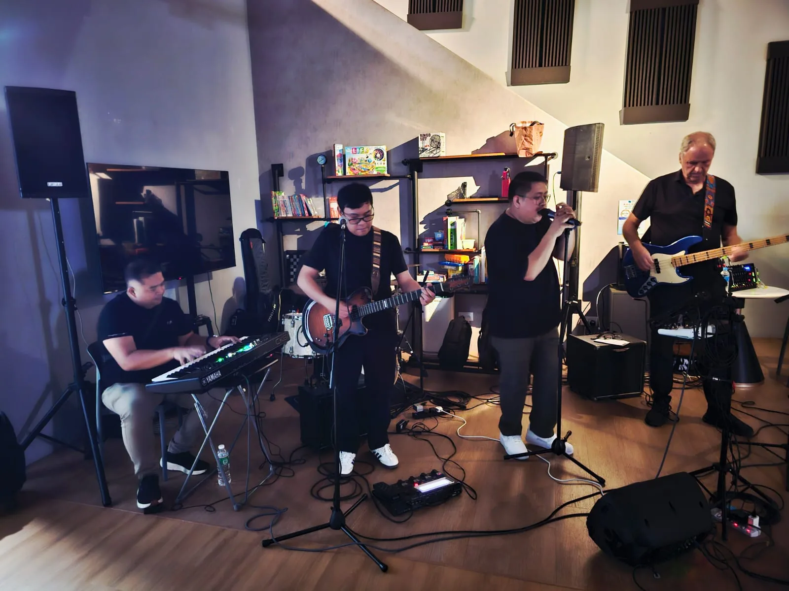 Live band social gathering event at BoJioVenue Tagore Lane Singapore